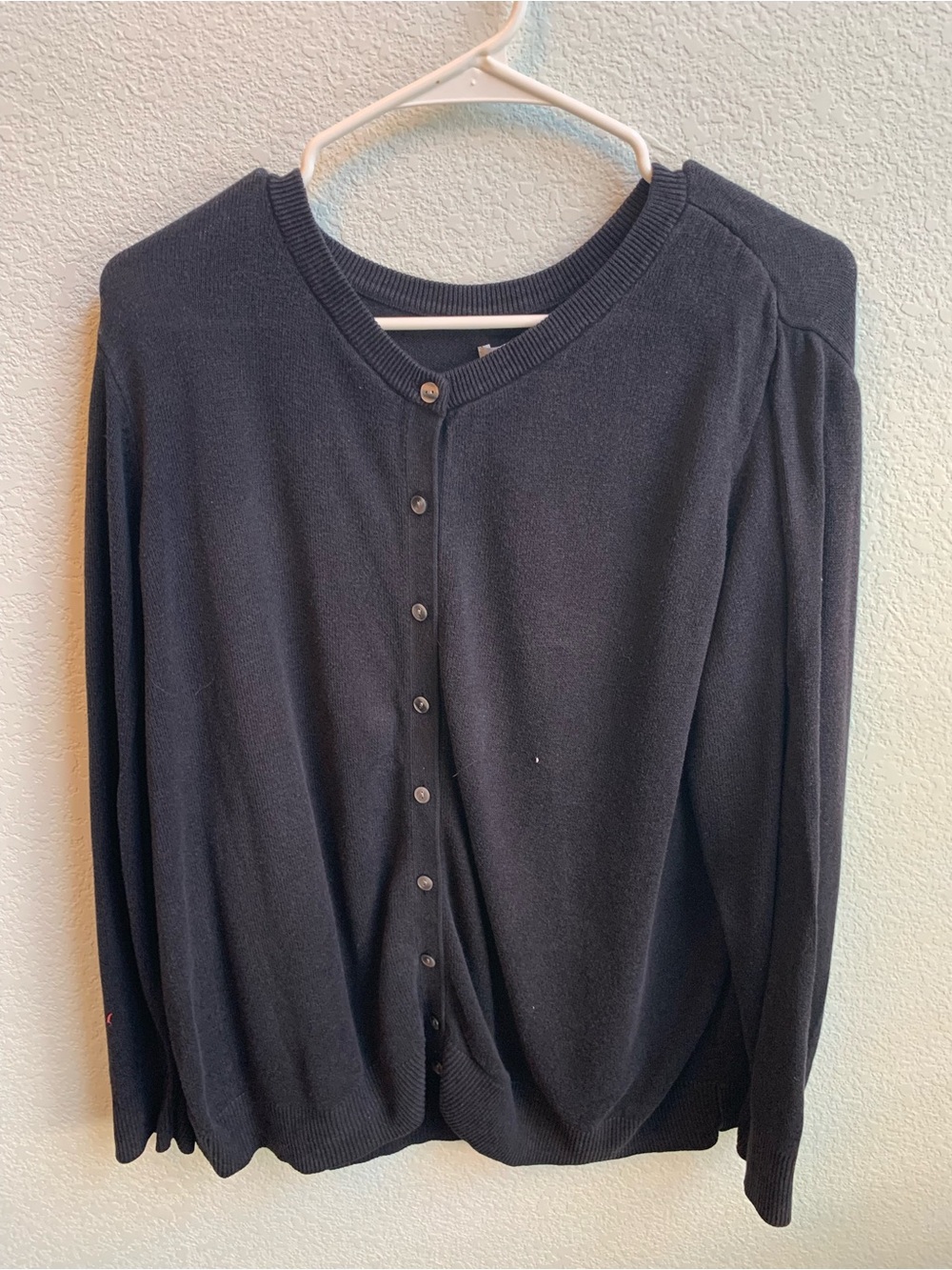croft & barrow Navy Button-Front Women’s Cardigan
